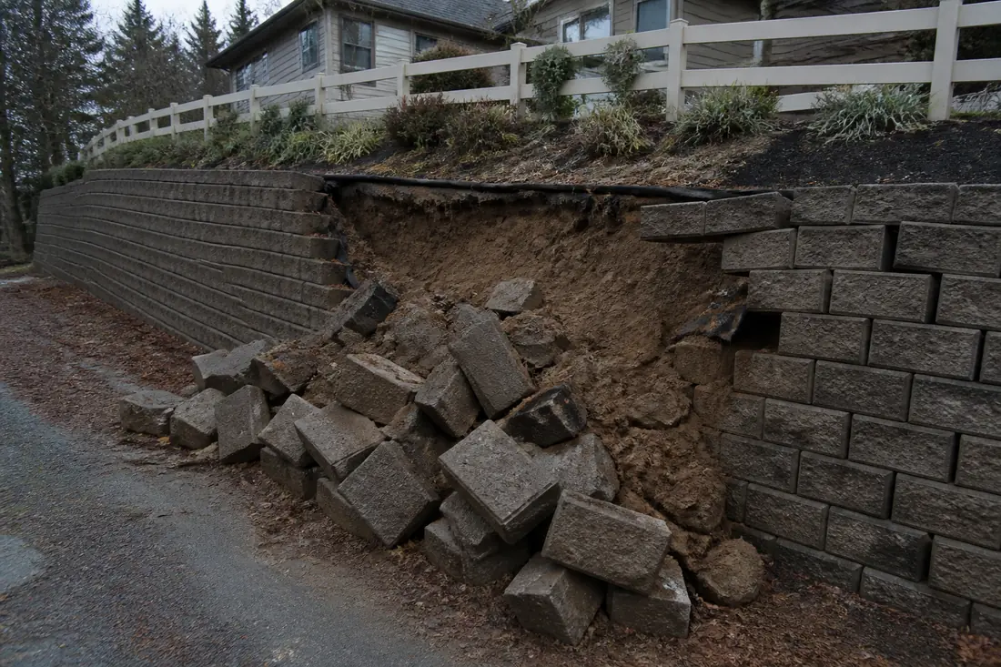 Retaining Wall Failure project